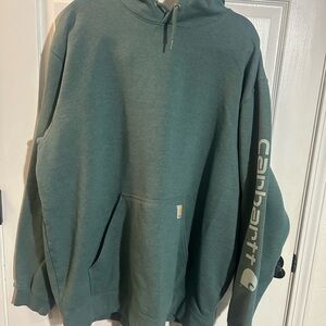 Carhartt Men's Forest Green Hoodie 2XL